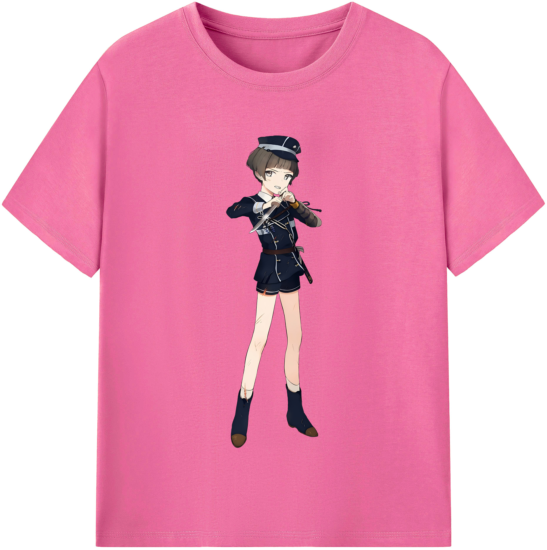 （画像用） 刀剣乱舞 Touken Ranbu レディースカジュアルプリントTシャツ（綿100％）
